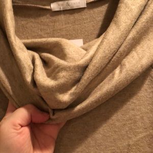 NWT Beige Cowl Neck Tunic